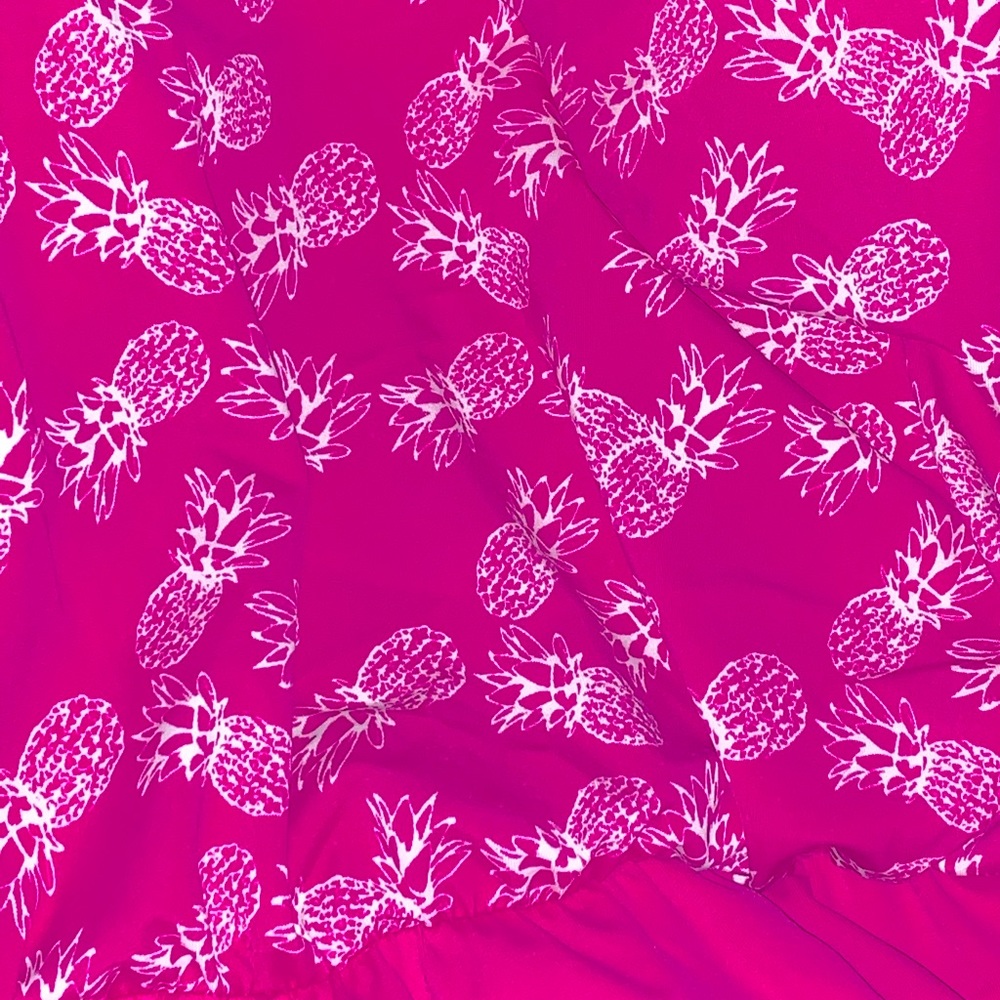 Hot pink pineapple bathing suit